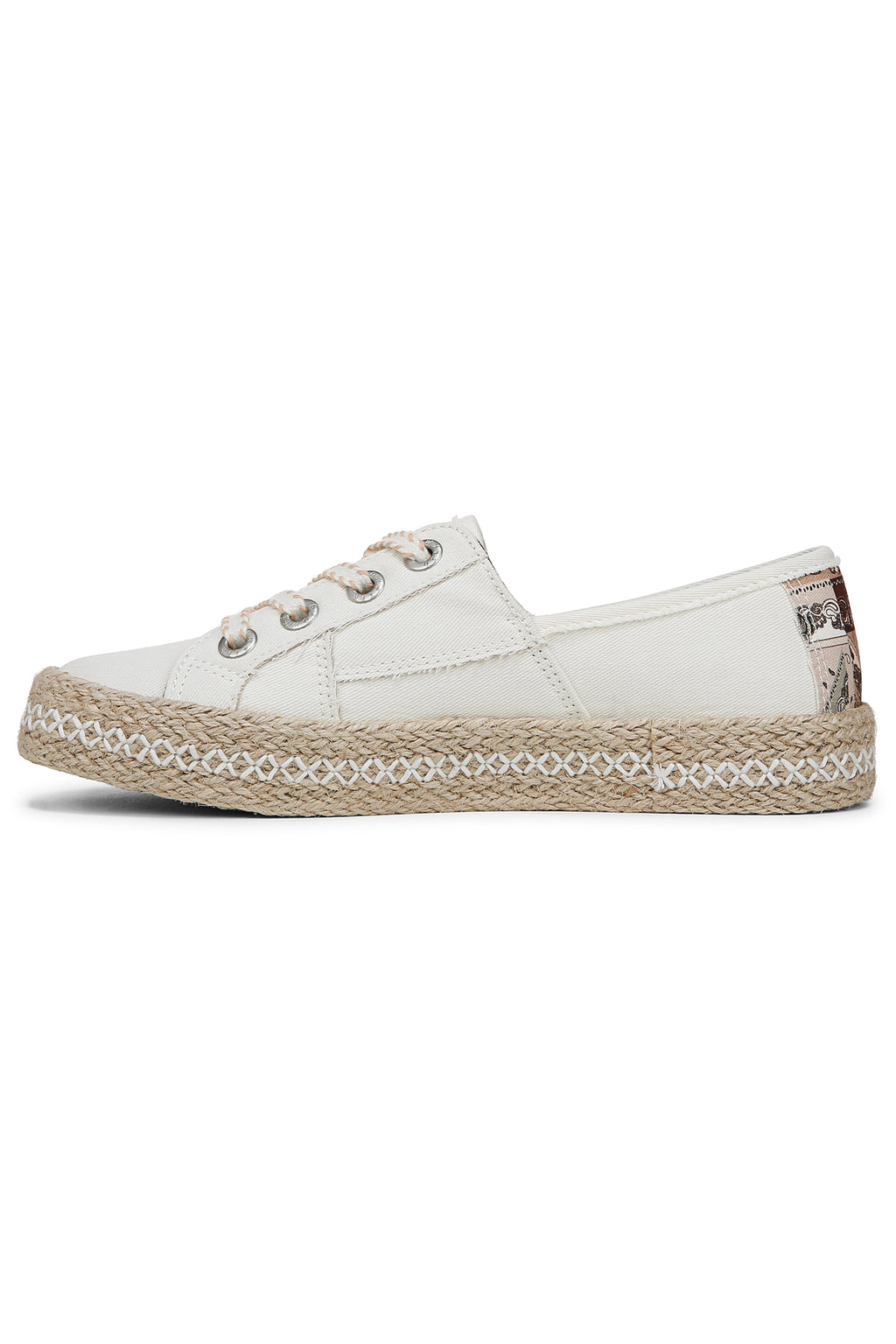 Blowfish J3751F2100BST Buenos Cream Twill Canvas Sneakers