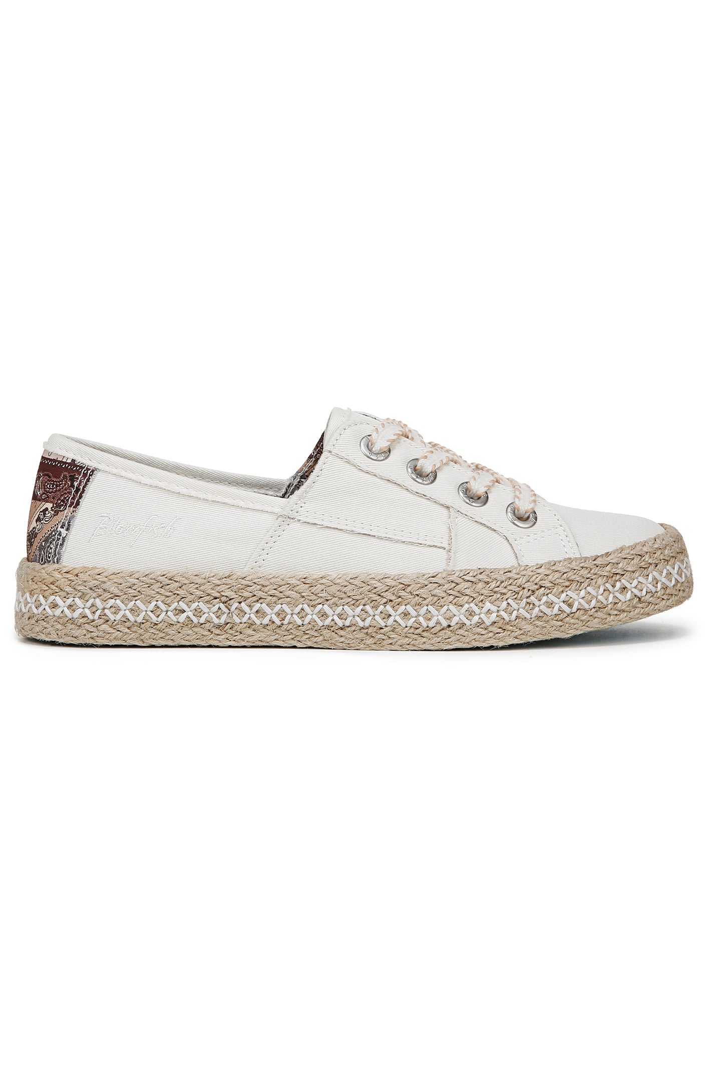 Blowfish J3751F2100BST Buenos Cream Twill Canvas Sneakers