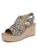 Blowfish J7790F1100BST Amira Snow Faux Suede Wedge Sandals
