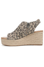 Blowfish J7790F1100BST Amira Snow Faux Suede Wedge Sandals