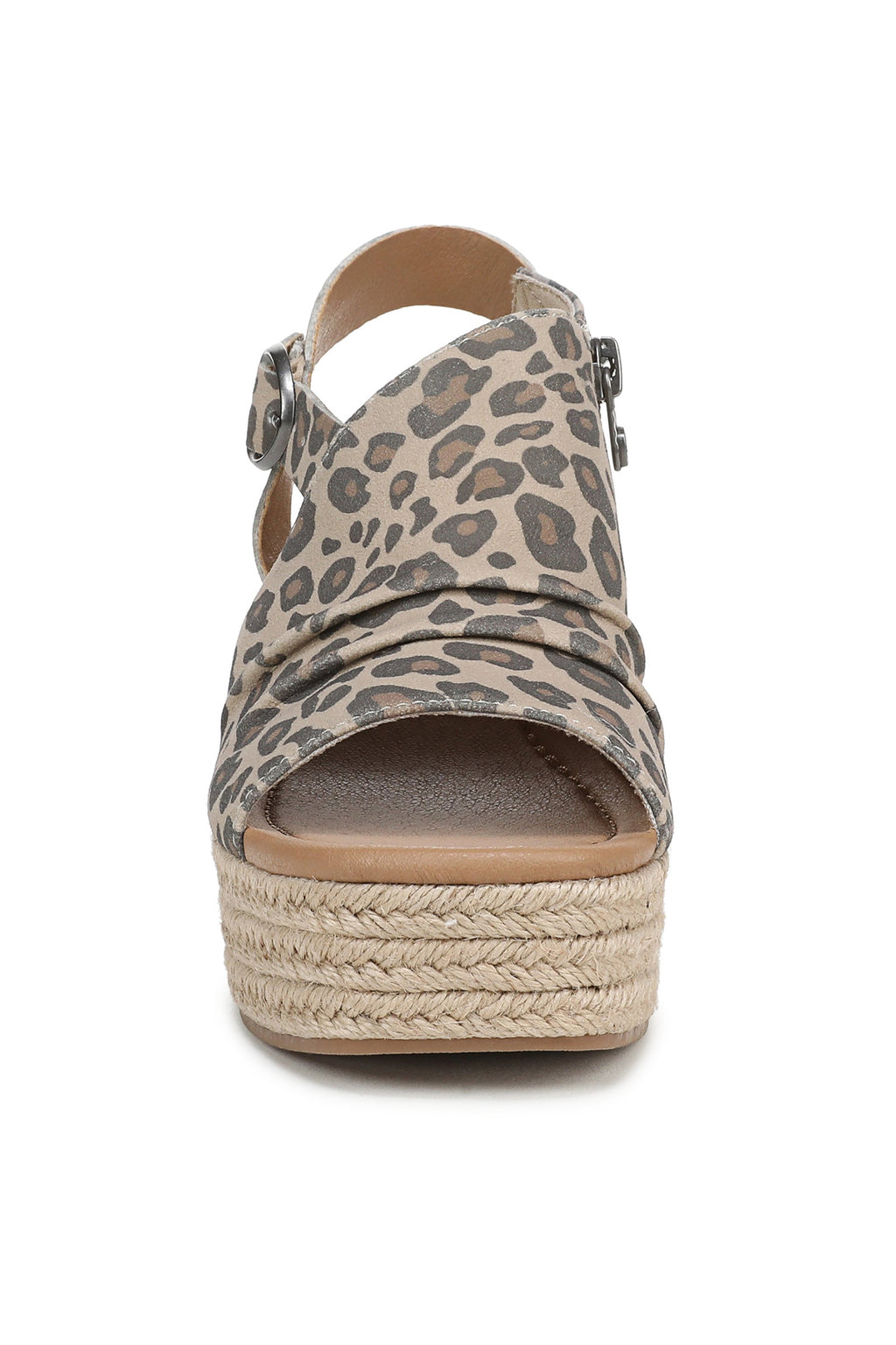 Blowfish J7790F1100BST Amira Snow Faux Suede Wedge Sandals