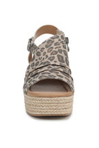 Blowfish J7790F1100BST Amira Snow Faux Suede Wedge Sandals