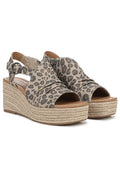 Blowfish J7790F1100BST Amira Snow Faux Suede Wedge Sandals