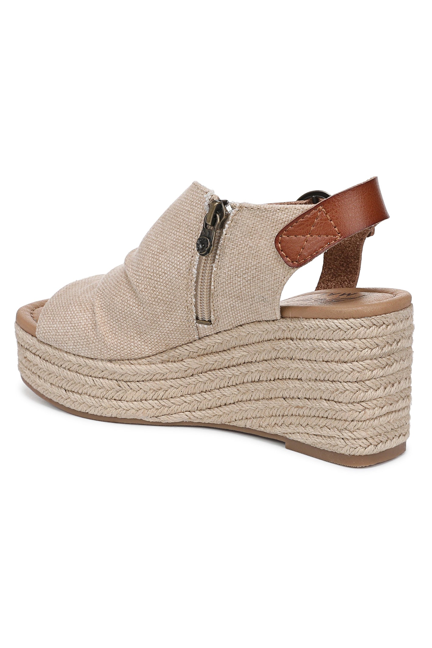Blowfish J7790M1200BST Amira Natural Scotch Canvas Wedge Sandal