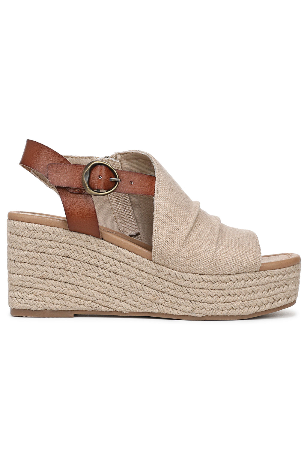 Blowfish J7790M1200BST Amira Natural Scotch Canvas Wedge Sandal