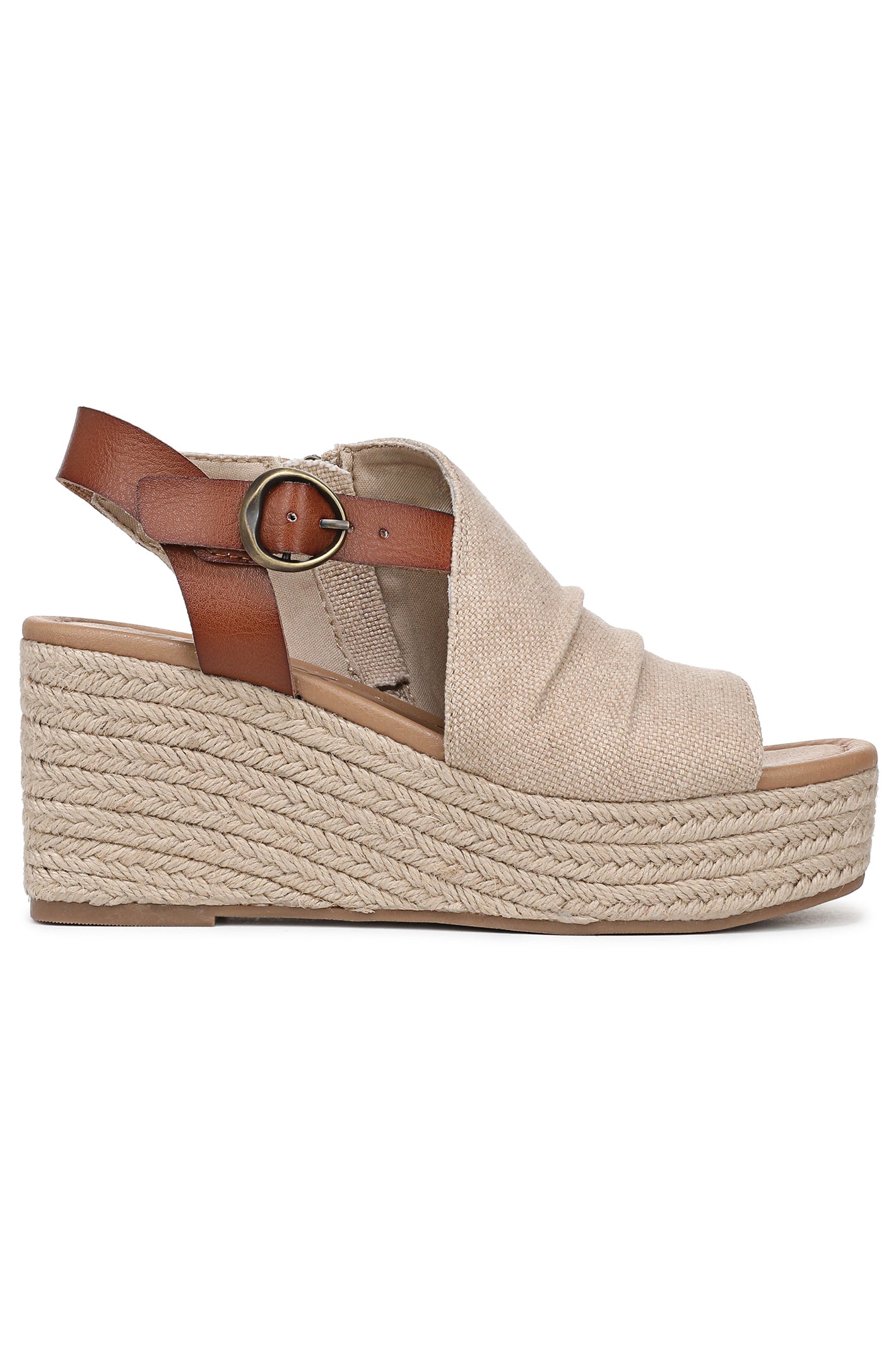 Blowfish J7790M1200BST Amira Natural Scotch Canvas Wedge Sandal