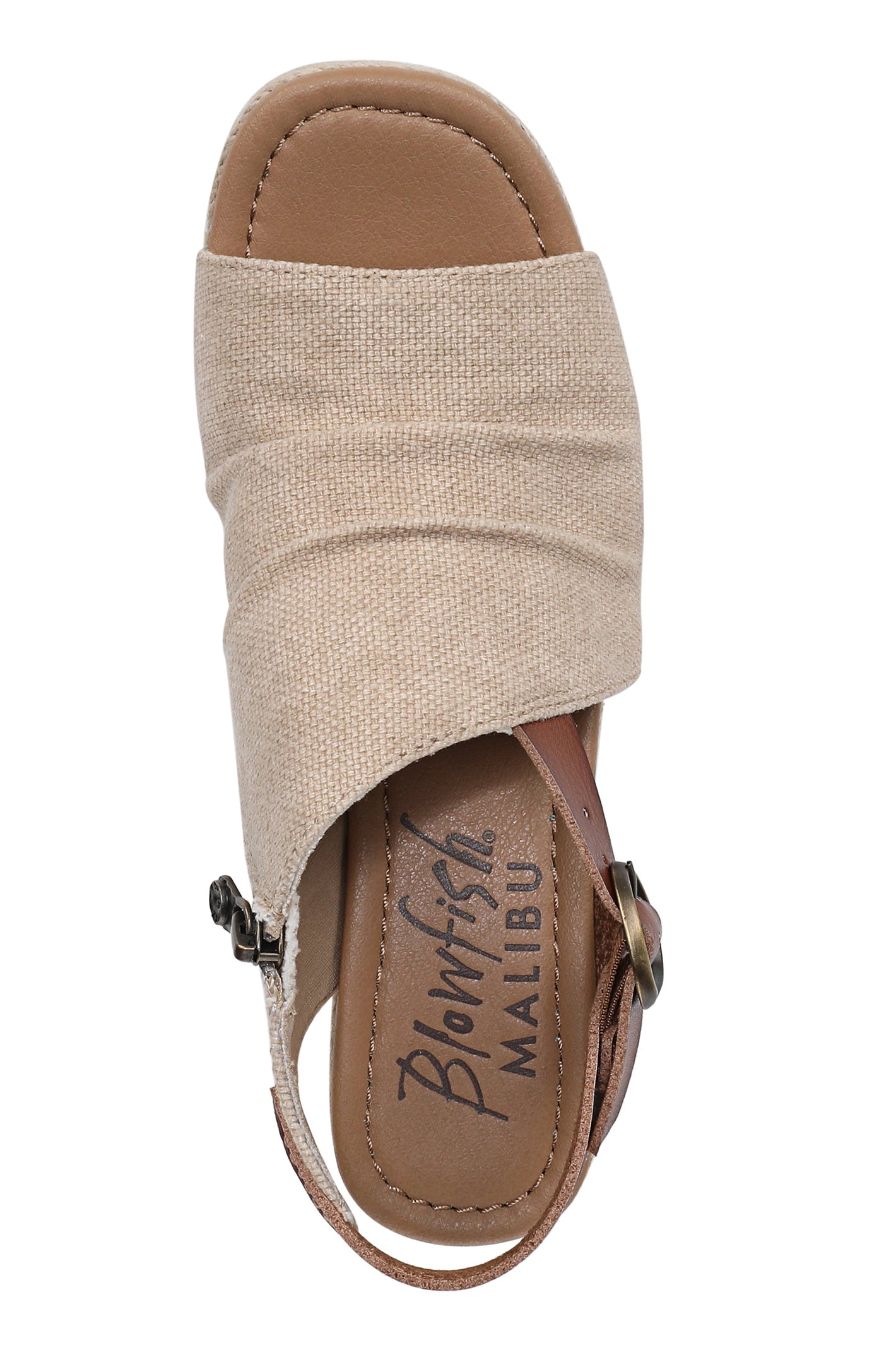 Blowfish J7790M1200BST Amira Natural Scotch Canvas Wedge Sandal