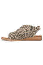 Blowfish J7792F1250BST Aspire Faux Suede Leopard Print Sandal