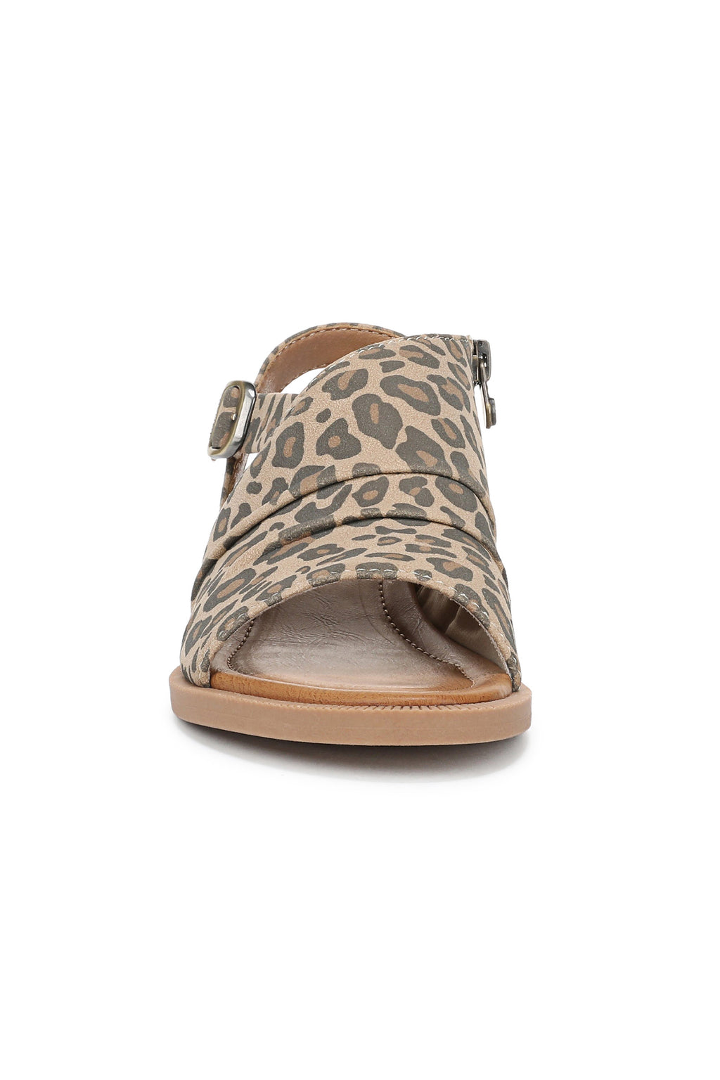 Blowfish J7792F1250BST Aspire Faux Suede Leopard Print Sandal