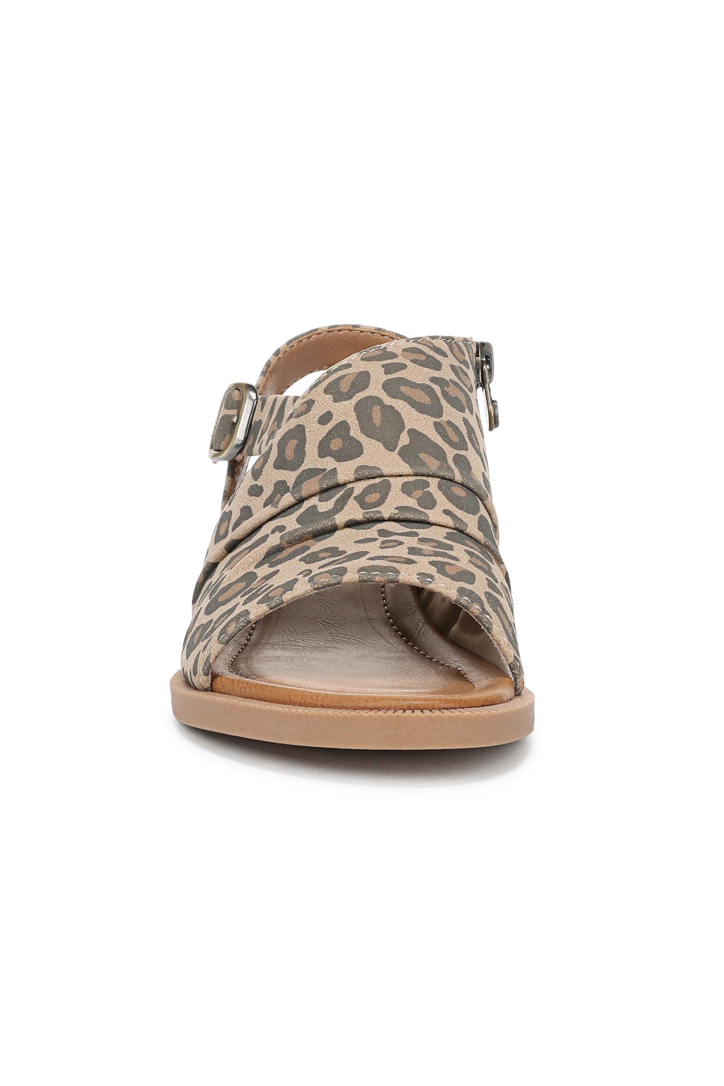 Blowfish J7792F1250BST Aspire Faux Suede Leopard Print Sandal