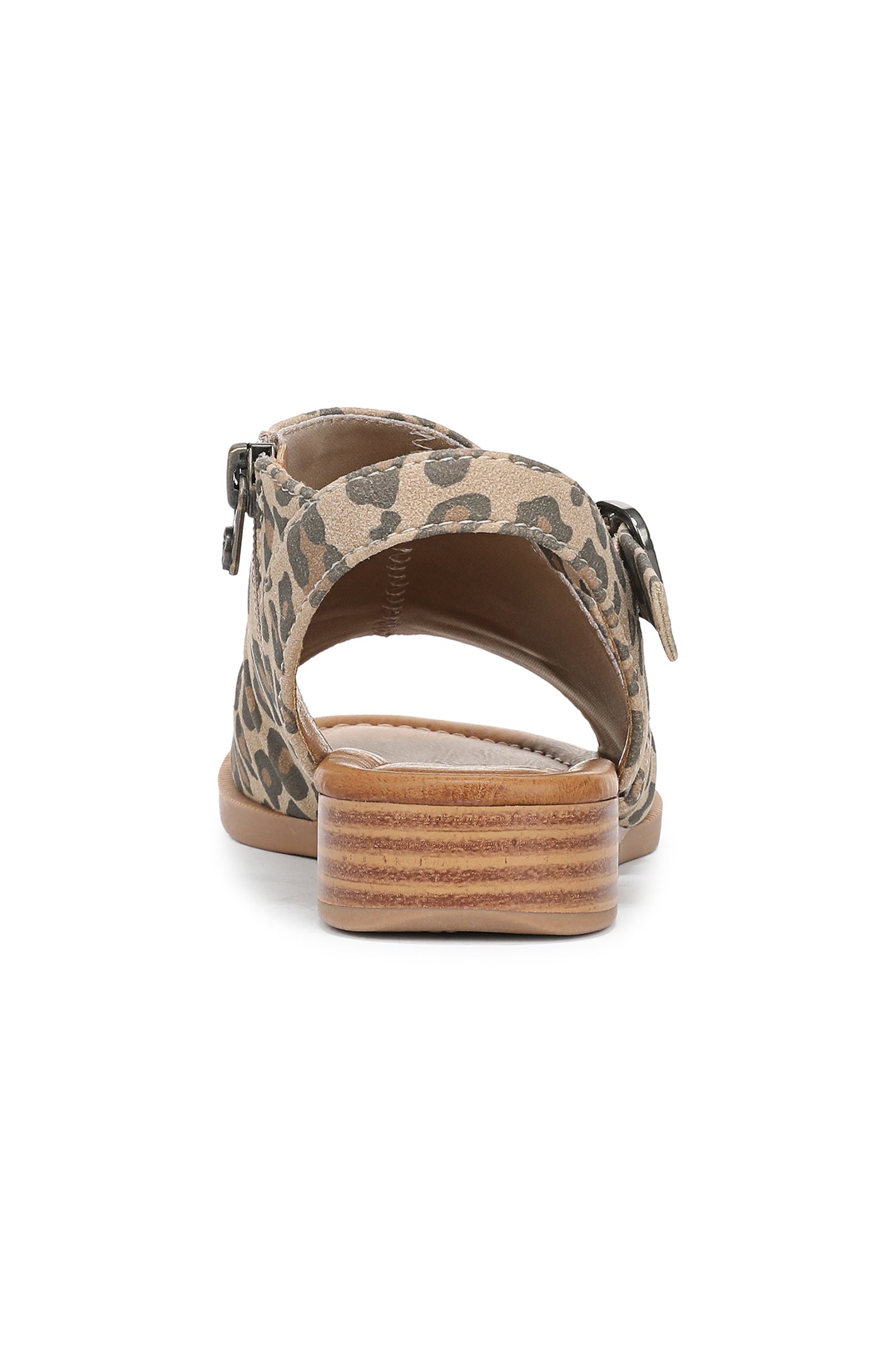Blowfish J7792F1250BST Aspire Faux Suede Leopard Print Sandal