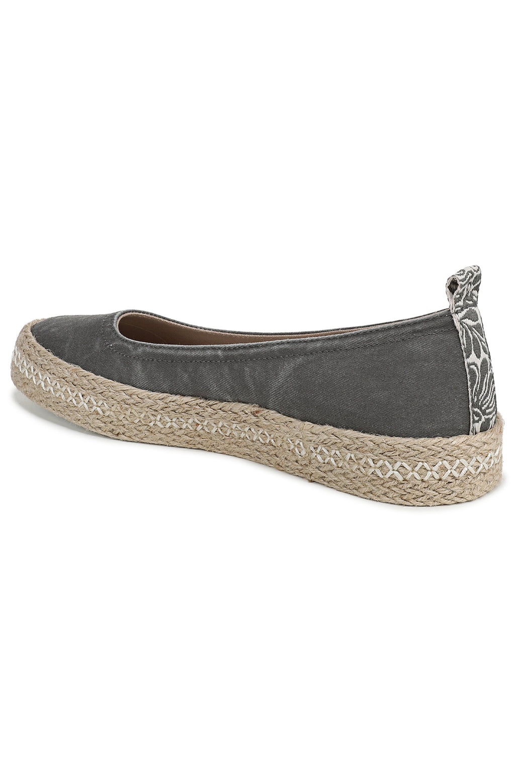 Blowfish J8010F3020BST Benita Charcoal Canvas Ballet Flats