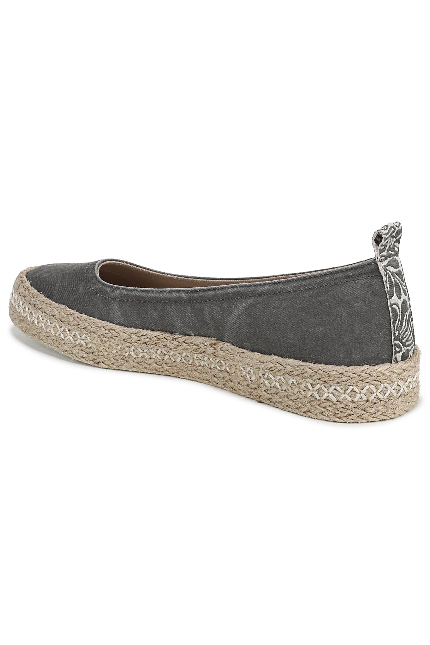 Blowfish J8010F3020BST Benita Charcoal Canvas Ballet Flats