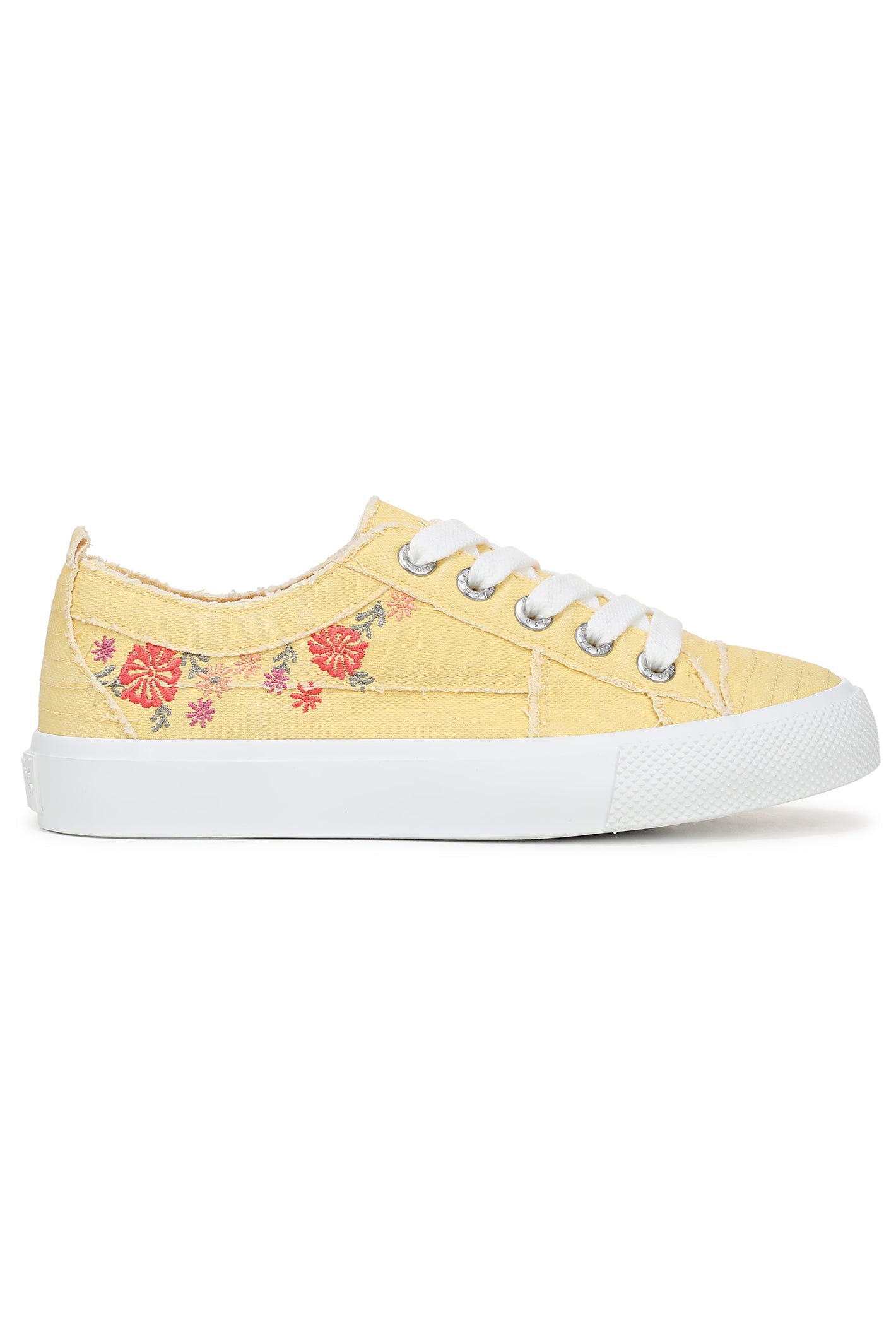 Blowfish J8780F2700BST Very Sadie Buttery Yellow Raw Edge Canvas Sneakers