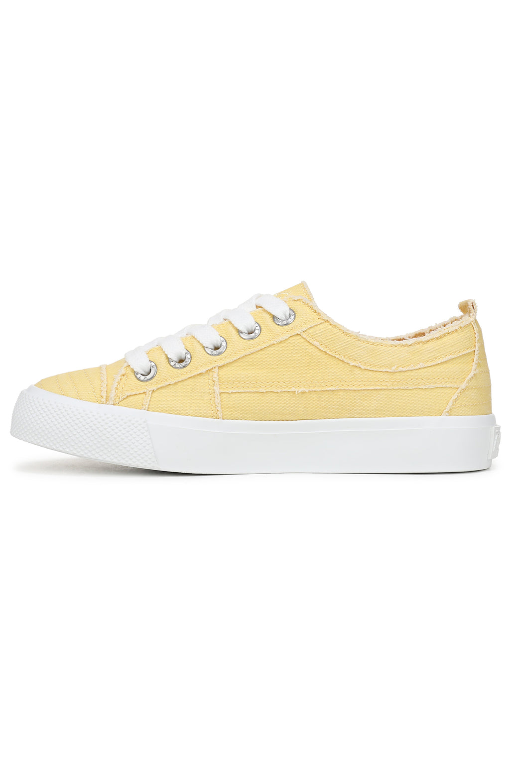Blowfish J8780F2700BST Very Sadie Buttery Yellow Raw Edge Canvas Sneakers