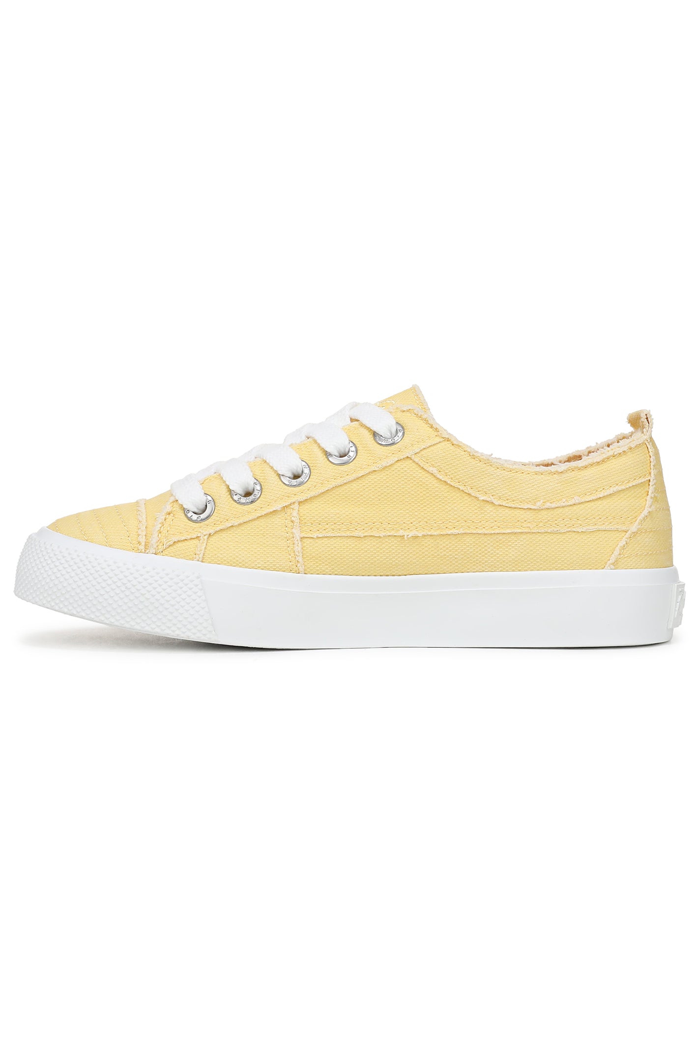 Blowfish J8780F2700BST Very Sadie Buttery Yellow Raw Edge Canvas Sneakers