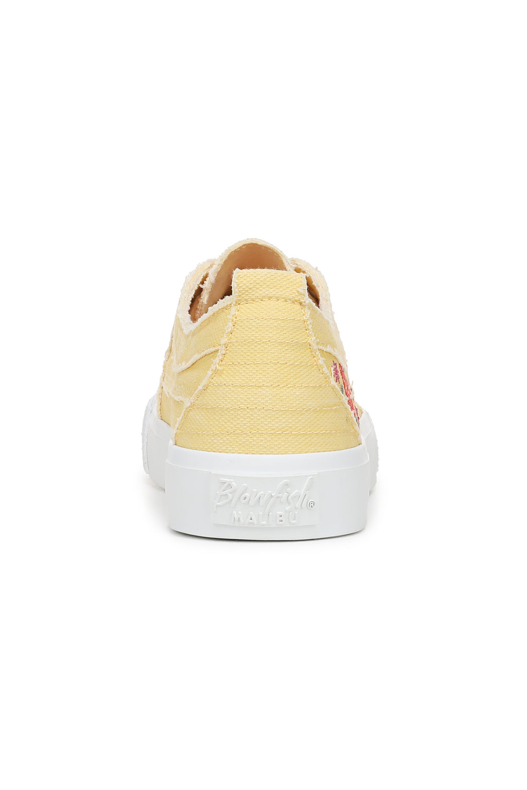 Blowfish J8780F2700BST Very Sadie Buttery Yellow Raw Edge Canvas Sneakers