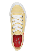Blowfish J8780F2700BST Very Sadie Buttery Yellow Raw Edge Canvas Sneakers