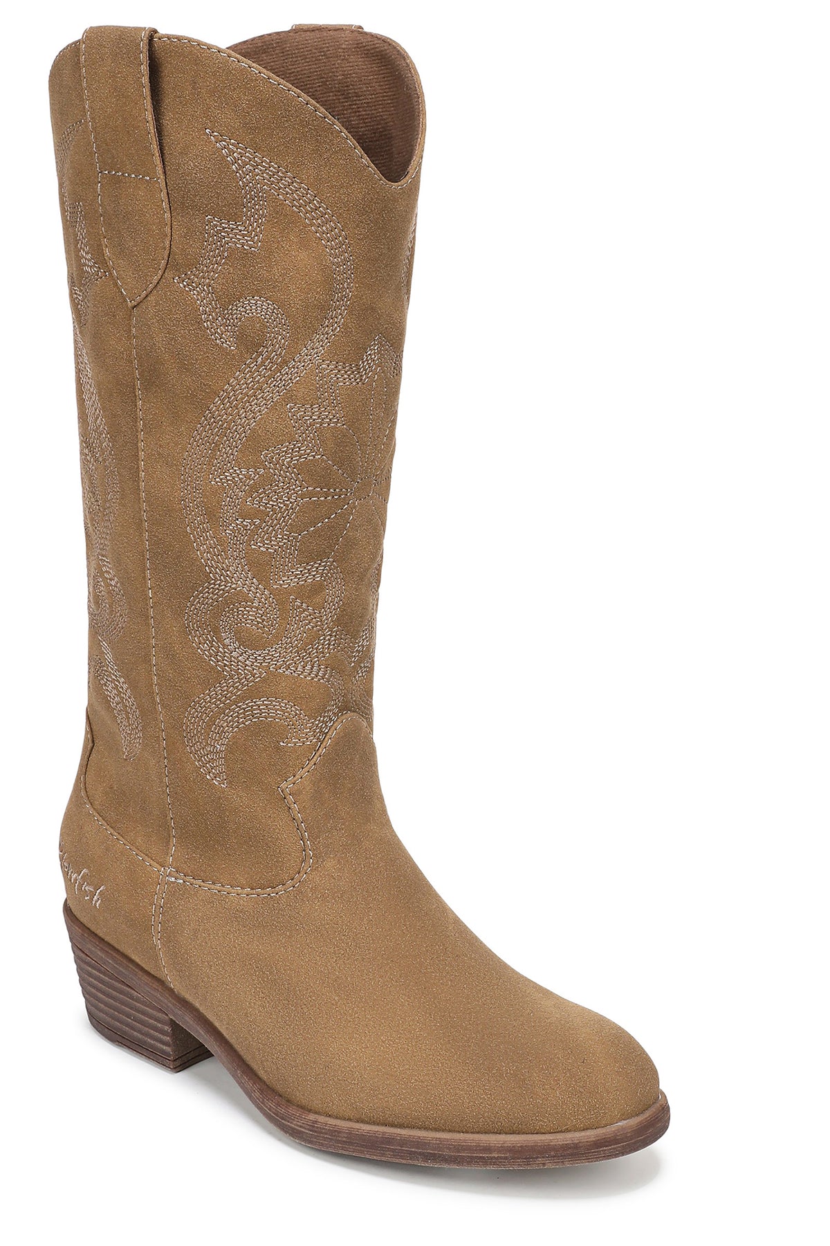 Blowfish Stutter Tan Brown Boots K0508 S2200, front view