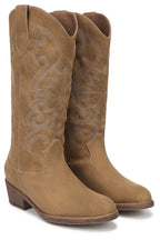 Blowfish Stutter Tan Brown Boots K0508 S2200, pair angled view