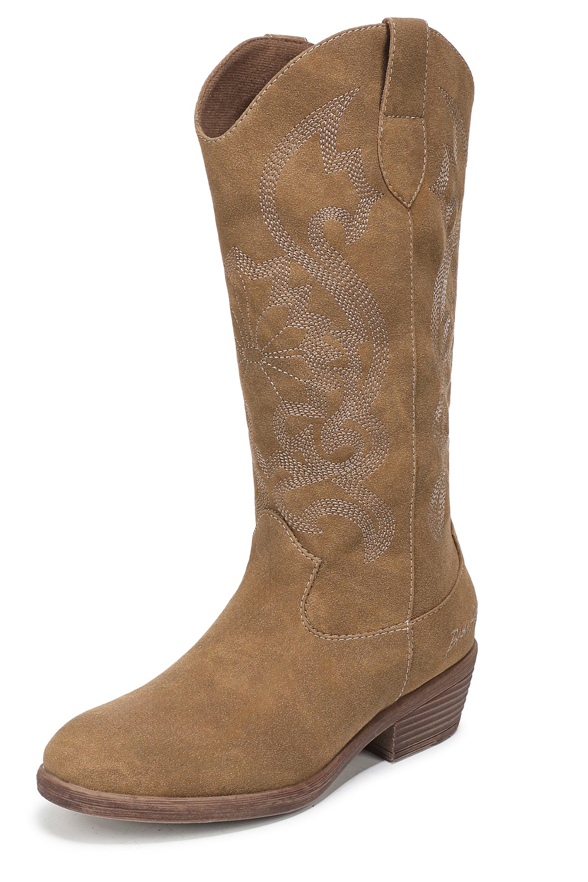Blowfish Stutter Tan Brown Boots K0508 S2200, angled view