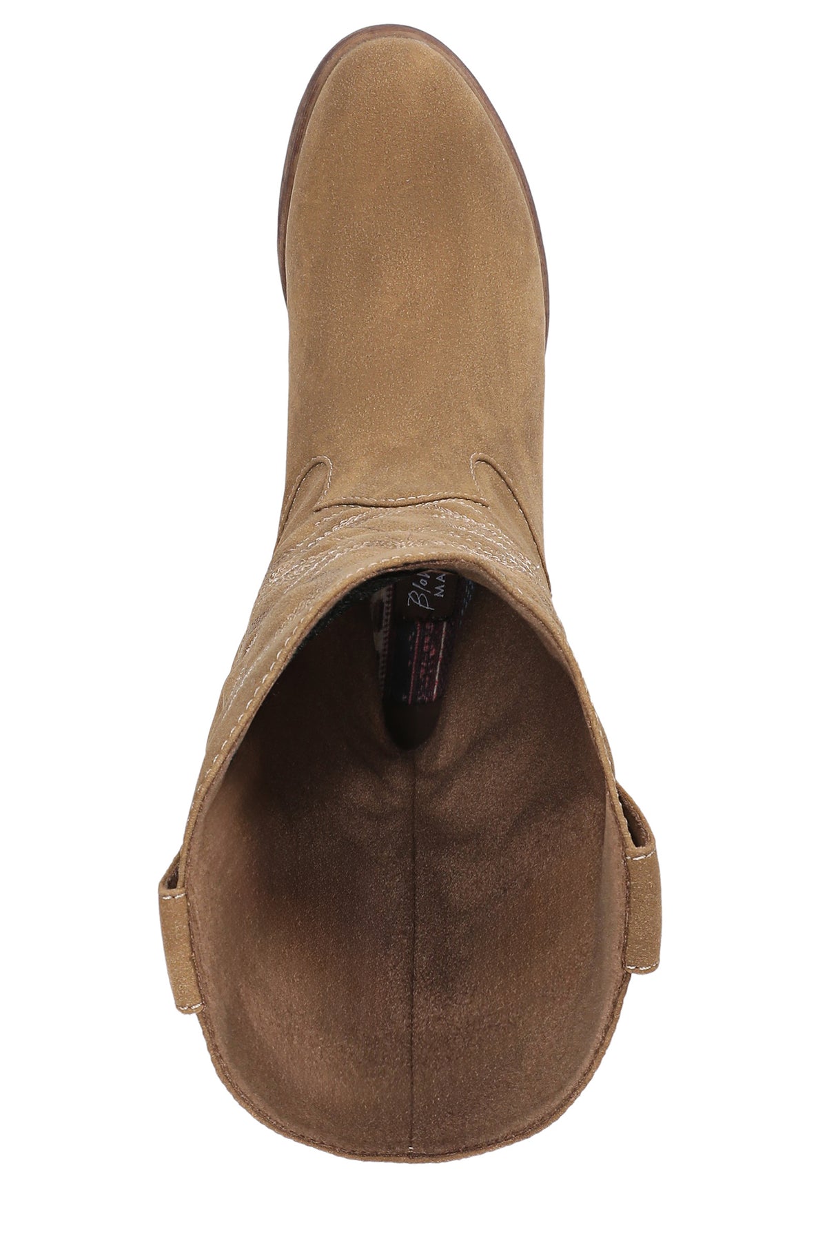 Blowfish Stutter Tan Brown Boots K0508 S2200, top view into the shaft