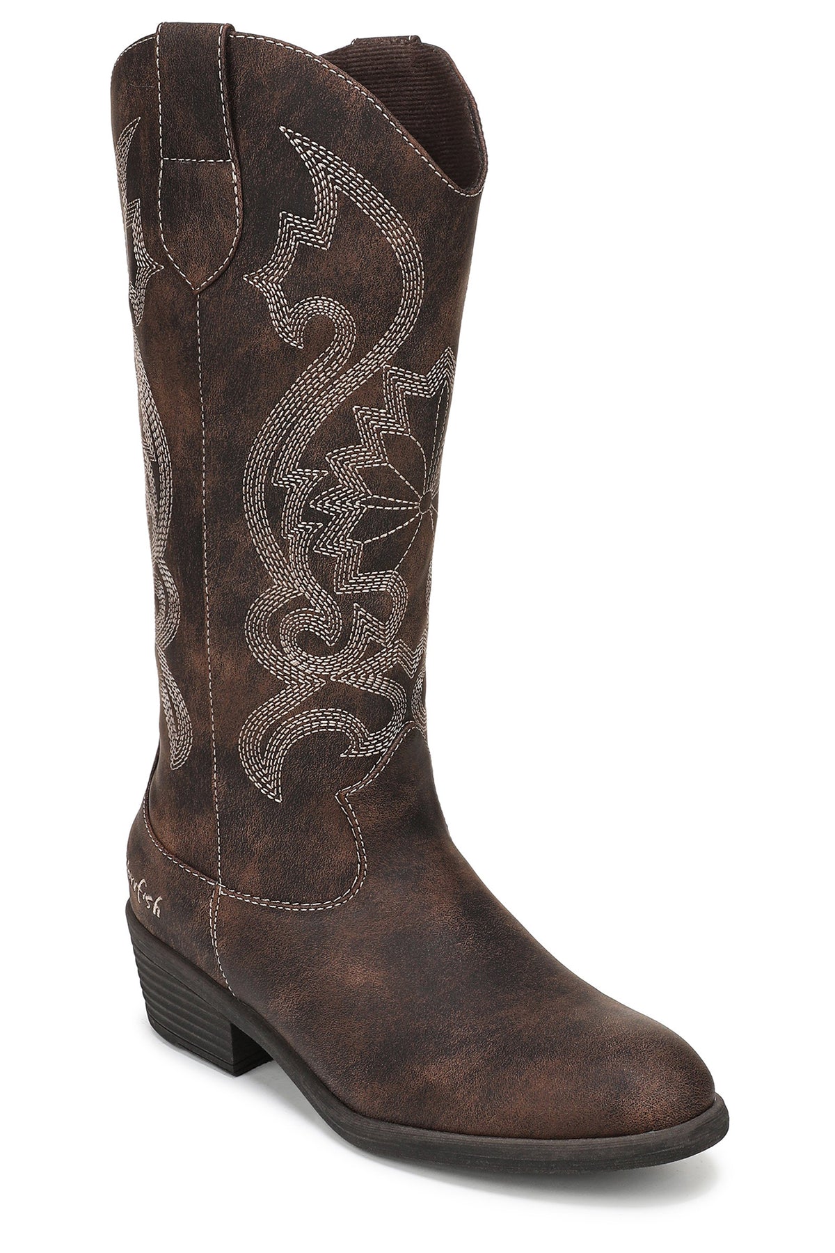 Blowfish Stutter Whiskey Brown Boots K0508 S3201, front view
