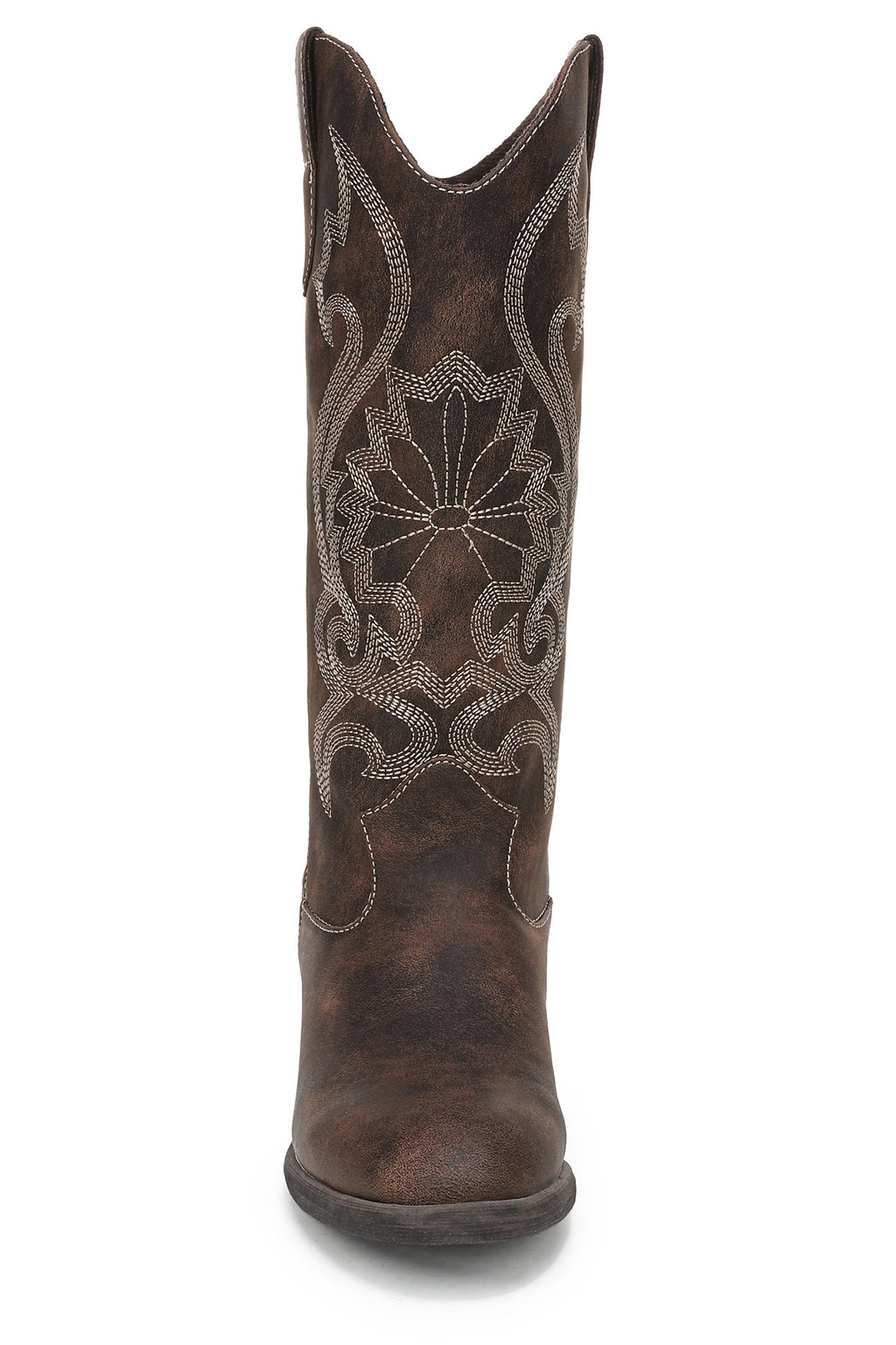 Blowfish Stutter Whiskey Brown Boots K0508 S3201, front-on view