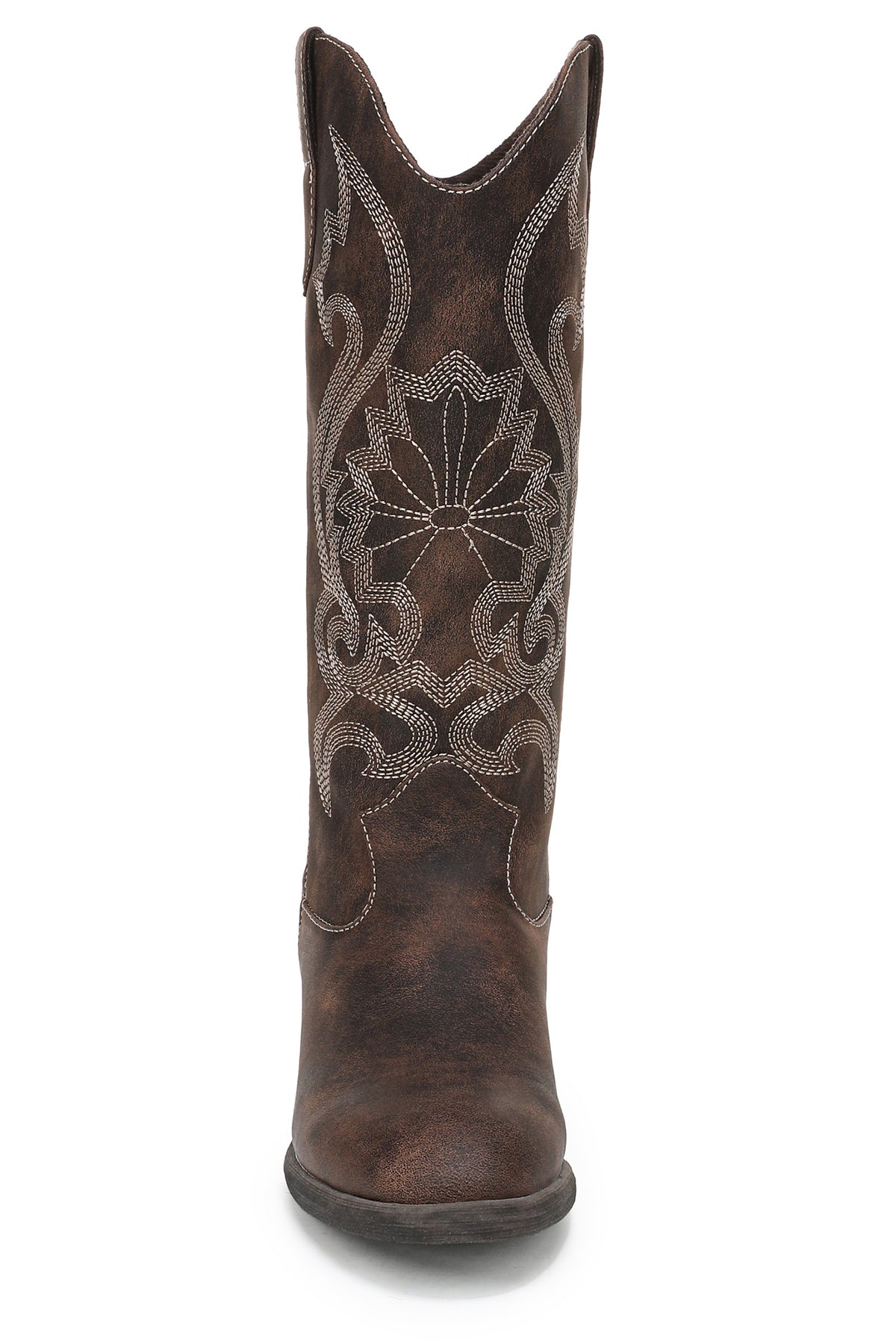 Blowfish Stutter Whiskey Brown Boots K0508 S3201, front-on view
