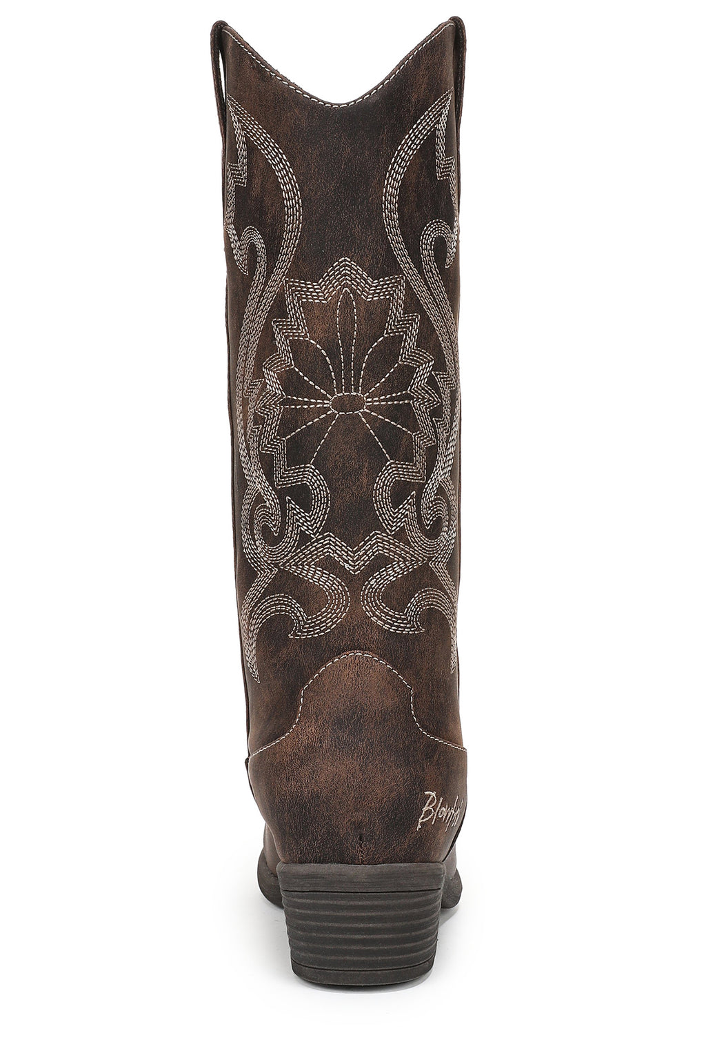 Blowfish Stutter Whiskey Brown Boots K0508 S3201, back view