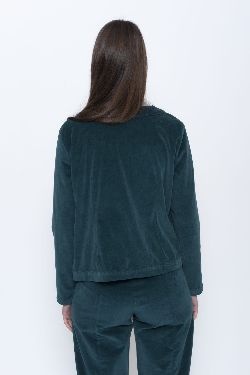 Blueberry Italia Becks Blue Cord Bolero 26310, back view