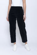 Blueberry Italia Black Classic Cord Trousers 9909, front view