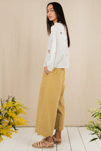 Bonte Alice White Multicolour Organic Cotton Shirt
