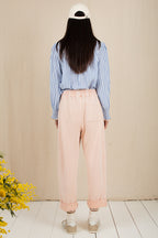 Bonte Noemi Rosewater Pink Garment-Dyed Organic Cotton Sweatpants