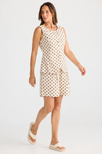 Brave+True BT25425 Eden Chocolate Brown Polka Dot Waistcoat