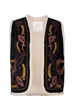 BRDR Celia Noir Black Vest, front packshot