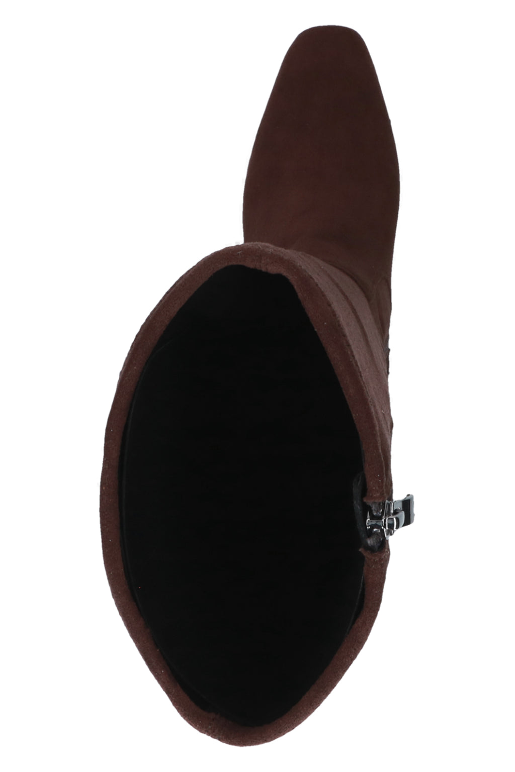 Caprice Dark Brown Stretch Knee High Boots 25547, top view