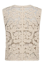 Co'Couture KellyCC Bone Cream Crochet Top 262-45170 199