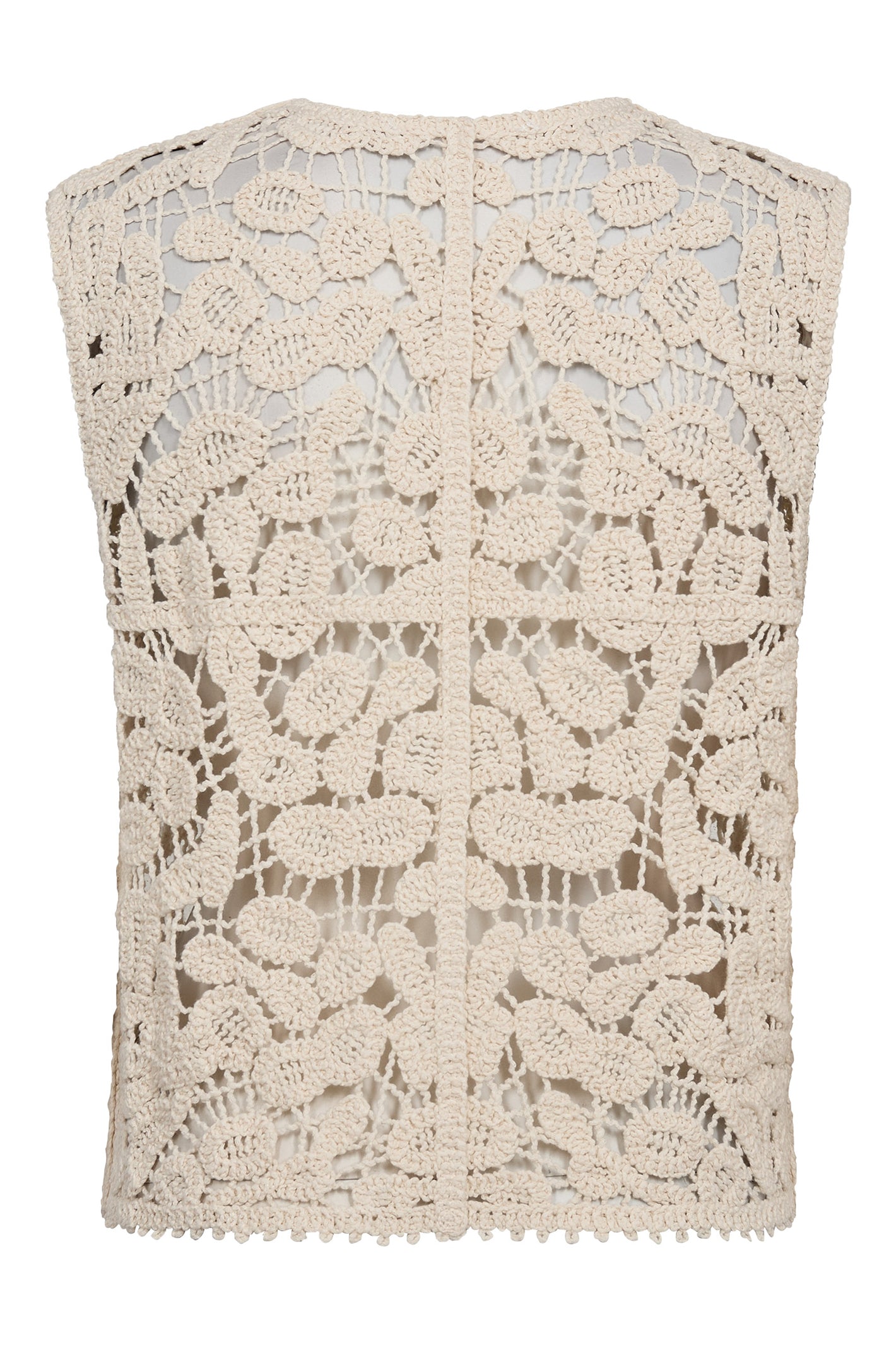 Co'Couture KellyCC Bone Cream Crochet Top 262-45170 199