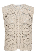 Co'Couture KellyCC Bone Cream Crochet Top 262-45170 199