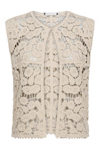 Co'Couture KellyCC Bone Cream Crochet Top 262-45170 199