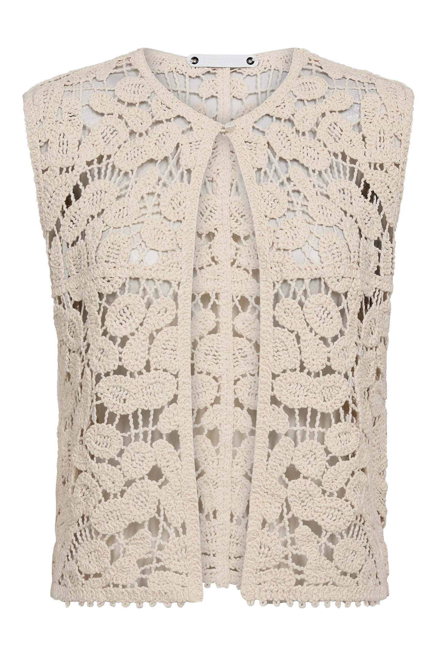 Co'Couture KellyCC Bone Cream Crochet Top 262-45170 199