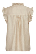Co'Couture TassyCC Bisquit Beige Frill Top 262-45161 320
