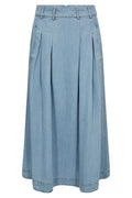 Co'Couture TillyCC Fade Denim Blue Anya Pleat Skirt 262-44017 114