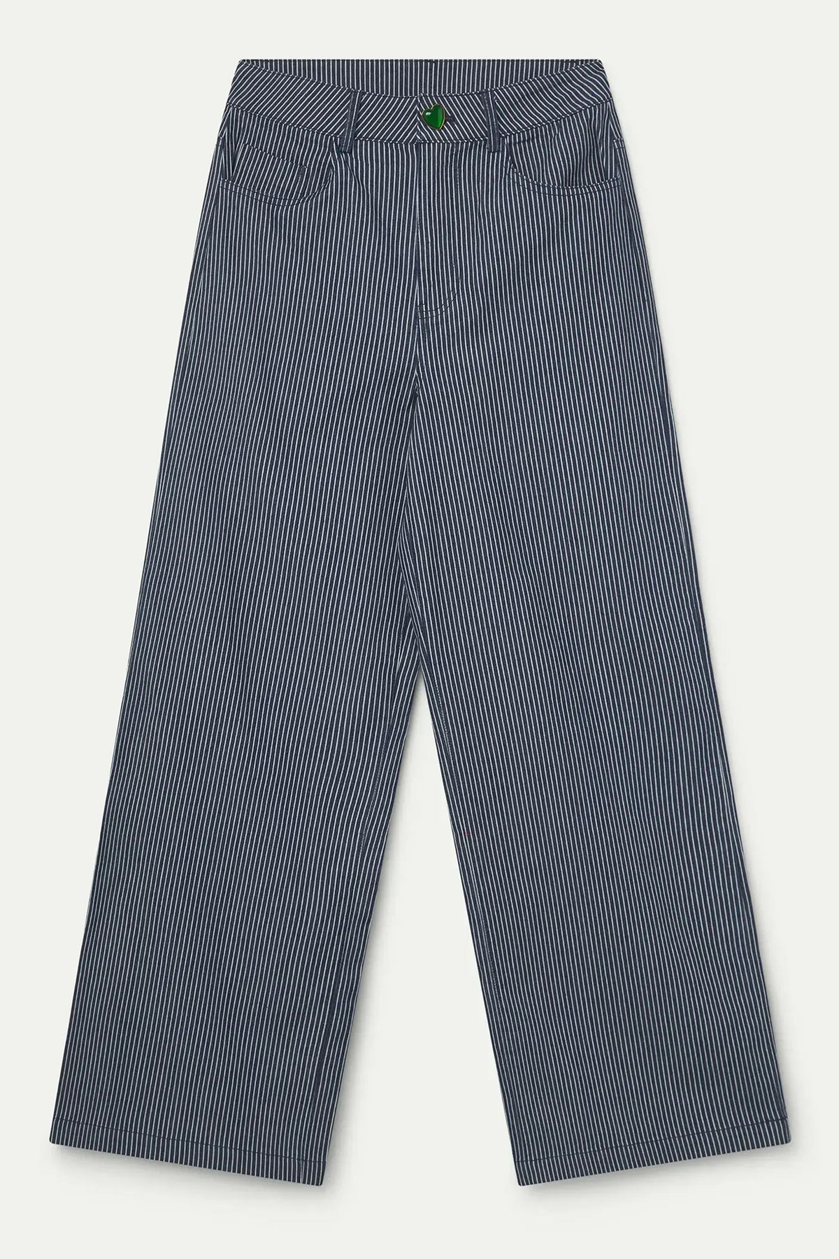 Compania Fantastica Navy Blue Striped Wide Leg Jeans 63C/11013, packshot