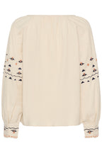 Cream Clothing CRAgate Oatmeal Blouse 10614667 130401