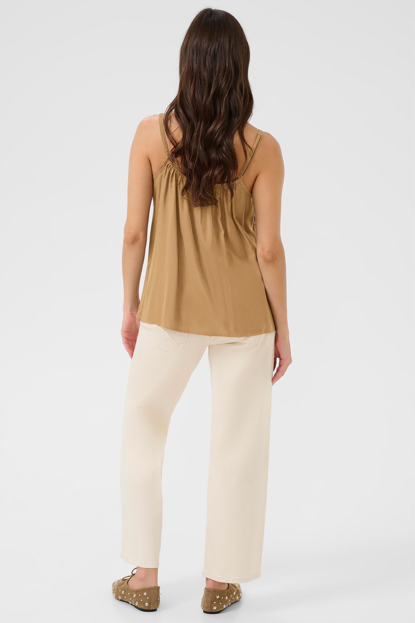 Cream Clothing CRAnna Cocoa Creme Camisole Top 10611224 181020