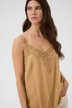 Cream Clothing CRAnna Cocoa Creme Camisole Top 10611224 181020