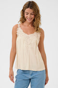 Cream Clothing CRAnna Oatmeal Top 10611224 130401