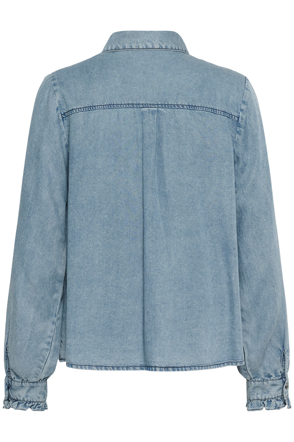 Cream Clothing CREllie Seattle Mid Blue Denim Blouse 10614599 108865